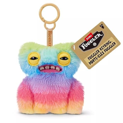 Fuggler Series 6 Keyrings, 4.5 Inch Funny Ugly Monsters Plush Keychain, Character-Themed Unisex Plush Fabric - Image 1