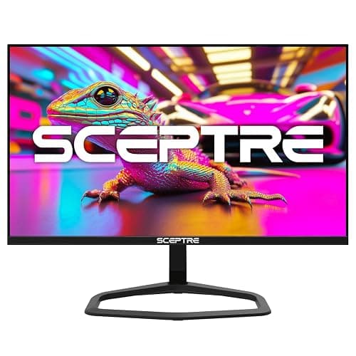 Sceptre New 24.5-inch Gaming Monitor 240Hz 1ms DisplayPort x2 HDMI x2 100% sRGB AMD FreeSync Premium Build-in Speakers, Machine Black 2026 (E255B-FWD240 Series) thumbnail 2