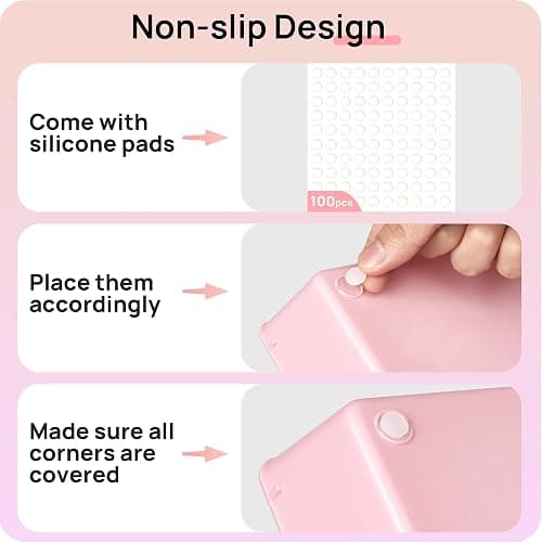 Vtopmart 25 PCS Plastic Drawer Organizers Set, 4-Size Versatile Bathroom and Vanity Drawer Organizer Trays, Storage Bins for Makeup, Bedroom, Kitchen Gadgets Utensils and Office thumbnail 7