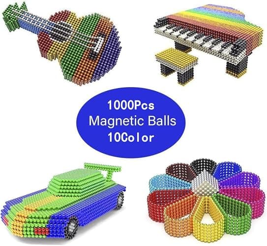 Building Balls 1000PCS, Adult Fidget Building Set, Stress Relief & Anxiety Relief Toy for Adults, Creative Desk Decor & Brain Exercise for Daily Relaxation thumbnail 3