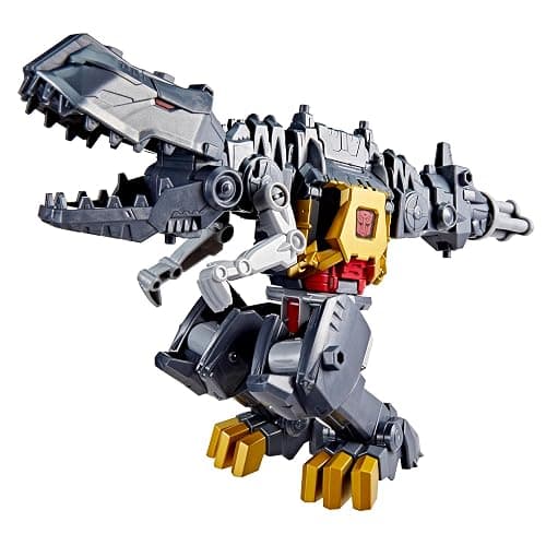 Transformers Cyberworld Grimlock Chomp & Battle 9-Inch Action Figure, Quick Change to Dino Mode, Robot Toys for Boys & Girls 6+ Years - Image 1