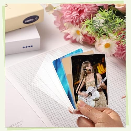 400 Pcs Kpop Photocard Sleeves 58×89mm Clear Photo Card Sleeves PVC Free & Acid Free Photocards Holder for Kpop Albums Photo Cards thumbnail 7