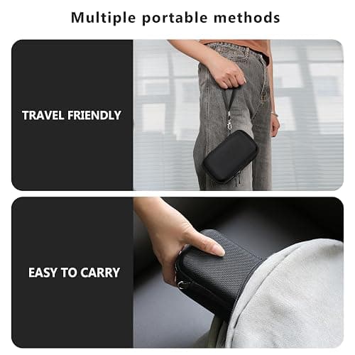 Supmay Hard Carrying Case for Canon PowerShot SX740 HS/ SX730 HS/ SX720 HS/ SX620 HS/ G7 X Mark III/ G7 X Mark II Digital Camera, Storage Holder Travel Bag with Mesh Pocket for Battery Pack, Black thumbnail 8