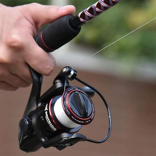 KastKing Brutus Spinning Reel, Freshwater Spinning Fishing Reels, Graphite Frame, CNC Aluminum Spool, 5.2:1 Gear Ratio, 4+1 Ball Bearings thumbnail 6