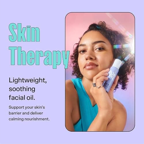 Bubble Skincare Float On Soothing Face Oil - Lightweight, Hydrating Facial Oil to Help Soothe & Calm Skin - Enriched with Safflower Oil and Prickly Pear - Skin Care Suitable for All Skin Types (30ml) thumbnail 4
