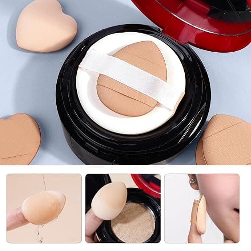 MAANGE Makeup Brushes 51 Pcs Makeup Kit, Multi-functional Makeup Tool Set with Makeup Brush Foundation Brush Make up Brushes Set With Bag (Champagne) thumbnail 9