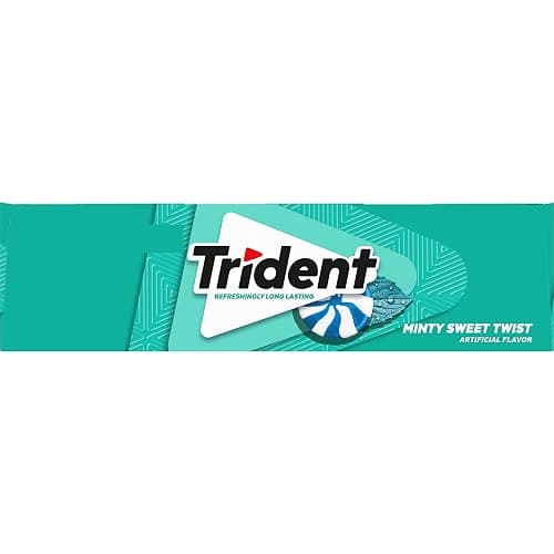 Trident Minty Sweet Twist Gum, 12 Packs of 14 Pieces (168 Total Pieces) | Chewing Gum with Xylitol, Perfect for Long Lasting Fresh Breath at School, Work & Travel thumbnail 17