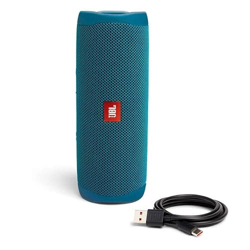 JBL FLIP 5 - Waterproof Portable Bluetooth Speaker Made From 100% Recycled Plastic - Blue thumbnail 4
