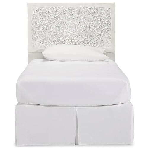 Signature Design by Ashley Paxberry Boho Chic Panel Adjustable Headboard ONLY, Full, Whitewash thumbnail 6