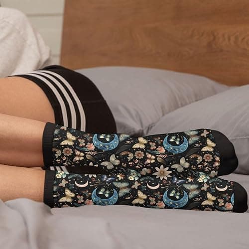 CVFGHJOKC Novelty Socks Casual Crew Mid Calf Dress Socks For Women Men thumbnail 4