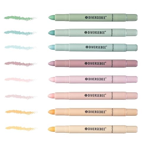 DIVERSEBEE Bible Highlighters and Pens No Bleed, 8 Pack Assorted Colors Gel Highlighters Set, Cute Bible Markers Study Journaling School Supplies and Accessories (Pastel) - Pastel thumbnail 3