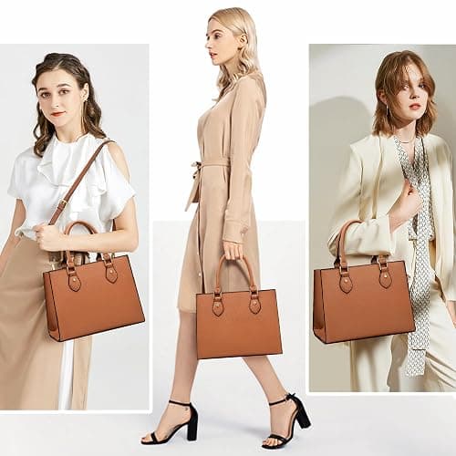 CHICAROUSAL Crossbody Purses and Handbags for Women PU Leather Tote Top Handle Satchel Shoulder Bags thumbnail 4