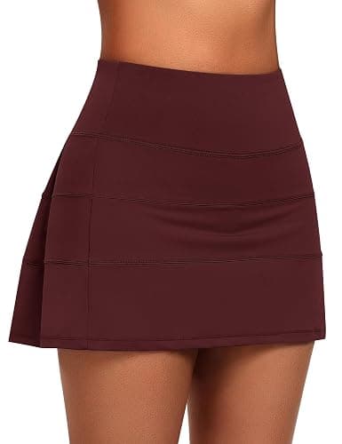 JoyGirl Womens Tennis Skirt with Shorts Pleated Golf Skirt High Waist Pickleball Skirts Athletic Skorts with Pockets thumbnail 2