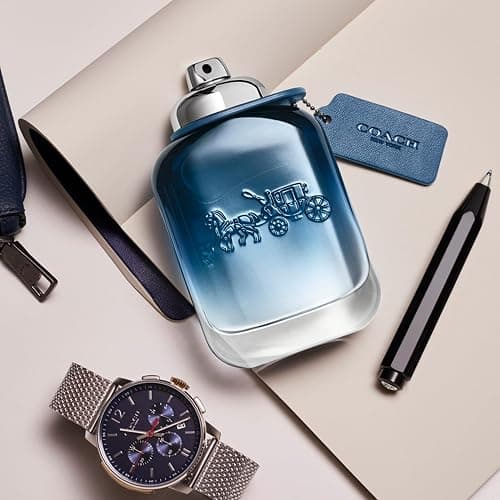 Coach Blue Eau de Toilette - Men's Fragrance - Fougere Watery - With notes of Lime Oil, Ozone Accord & Amber thumbnail 8