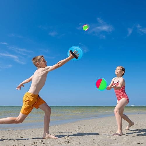 Ayeboovi Toss and Catch Ball Game Outdoor Toys for Kids Yard Games Beach Toys Outside Games for 3 4 5 6 7 8 9 10 Year Old Boys Girls (Upgraded) thumbnail 2