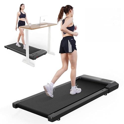 Walking Pad for Home Office, No-Assembly Treadmills with APP and Remote Control, LED Display, 2.5 HP Quiet Walking Jogging Machine, 300 lbs Capacity - Image 1