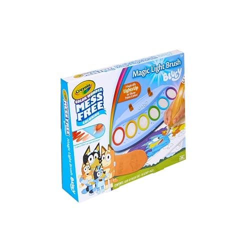 Crayola Bluey Color Wonder Magic Light Brush, Mess Free Painting Station for Kids, Holiday for Kids, Toddler Bluey Toys & Activities, Ages 3+ thumbnail 6