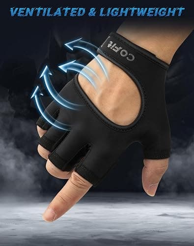 COFIT Breathable Workout Gloves, Antislip Weight Lifting Gym Gloves for Men Women, Superior Grip & Palm Protection for Weightlifting, Fitness, Exercise, Training thumbnail 2
