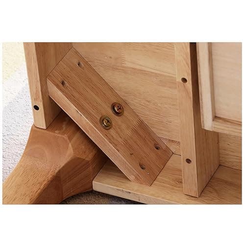 ODCVKRT Solid Wood Desk with Drawers, Small Computer Desk for Small Spaces, Gaming Study Home Office Desks for Work, Student PC Desk for Bedroom, Escritorios para Cuartos (Wood Color, 47inch) thumbnail 6