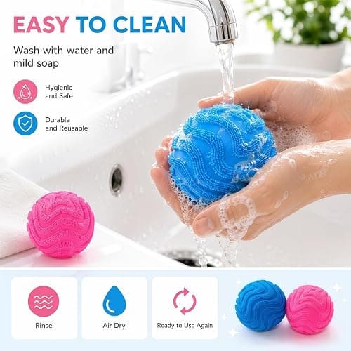 Fuzz Ball Squishy Stress Ball, Squishy Stress Relief Fuzzball, Slow Rising Memory Foam Squishy Fidget Fuzz Balls, Adults Anxiety Squeeze Toys (Pink) thumbnail 6
