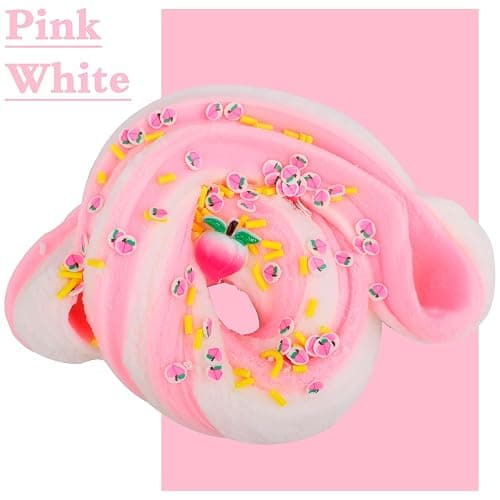 2 Pack Cloud Slime Kit with Blue Cake and Pink Charms, Scented DIY Slime Supplies for Girls and Boys, Stress Relief Toy for Kids Education, Party Favor, Gift and Birthday thumbnail 3