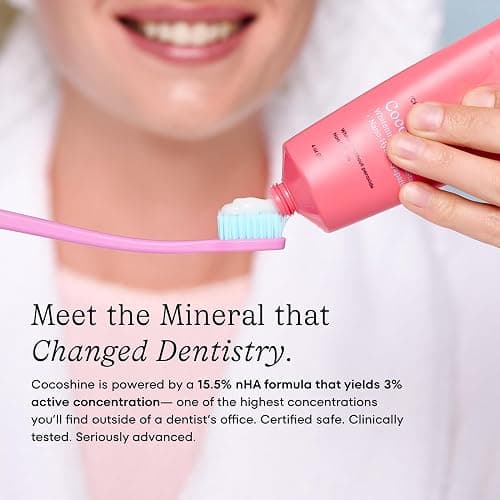Cocoshine Teeth Whitening Toothpaste by Cocolab, Nano-Hydroxyapatite Toothpaste, Non-Fluoride with Xylitol and Coconut Oil, Gently Formulated for Sensitive Teeth, Adults and Kids, Lychee Breeze, 4 Oz thumbnail 4