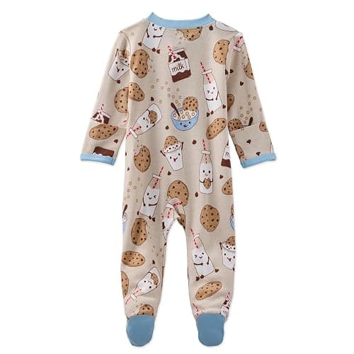 Butterblu Baby Boys' Scout Sleep & Play 100% Organic Cotton Footed Zip Front Sleeper Pajamas for Baby Boys thumbnail 3