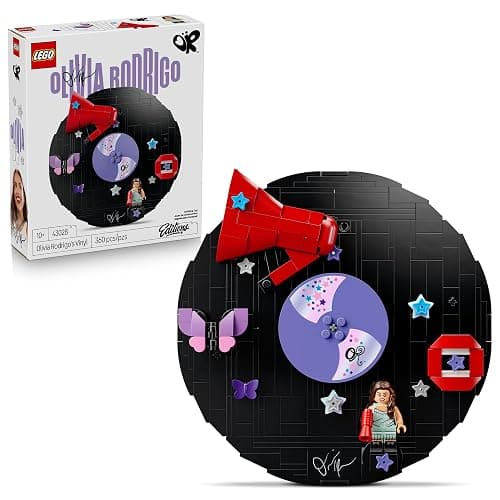 LEGO Editions Olivia Rodrigo's Vinyl 43028 | Collectible Building Toy for Girls & Boys, Ages 10+, Olivia Rodrigo Minifigure, Bedroom Decor, 360 pieces, Gift for Birthdays - Image 1
