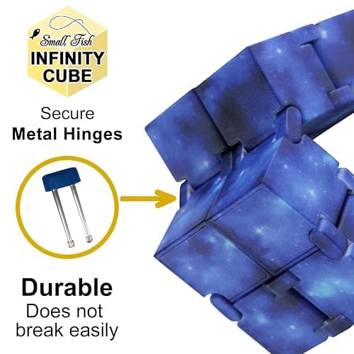 Infinity Cube Toy Fidget Galaxy, Fidget Sensory Cube Toys for Kids and Adults for Stress Relief and Anti-Anxiety, Mini Gadget for Boys and Girls with Autism, ADD, and ADHD, Cool Handheld Desk Toy thumbnail 5