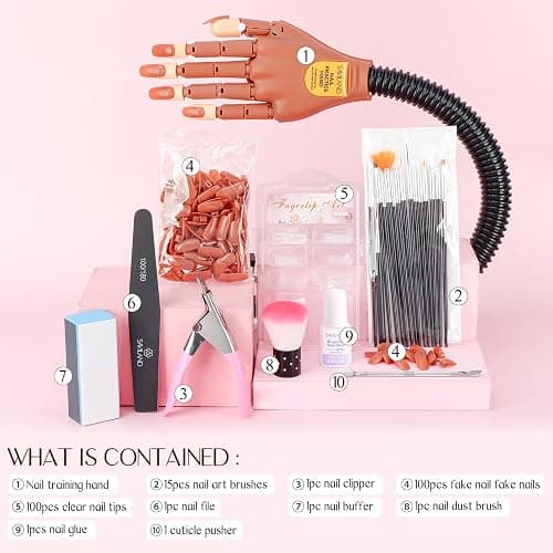 Saviland Practice Hand Nail Kit thumbnail 4