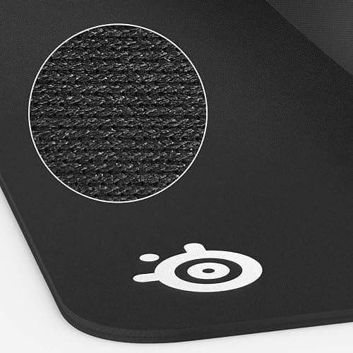 SteelSeries QcK XXL - Gaming mousepad - fabric - rubber backing - black (900mm x 400mm x 2mm) thumbnail 6