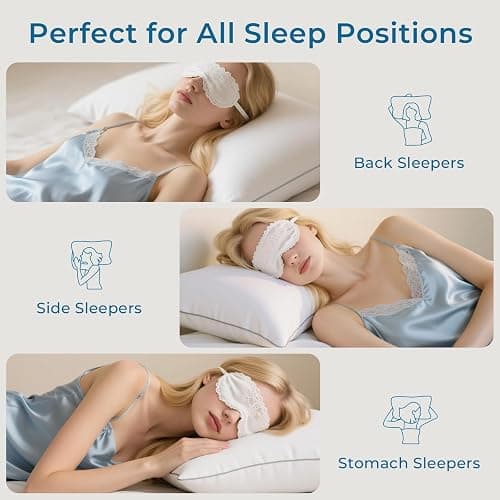 Sasttie Pillows Queen Size Set of 2, Bed Pillows for Side, Back, and Stomach Sleepers - Oeko-Tex Certified Down Alternative Plump Filling - Hotel Quality and Machine Washable, 2 Pack thumbnail 6