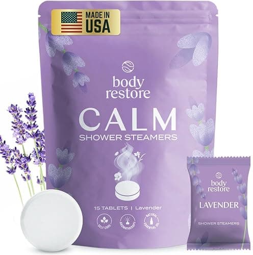 Body Restore Bath Bombs Aromatherapy 15 Pack - Birthday Gifts for Women, Men, Travel Essentials, Stress Relief, Relaxation, Self Care - Lavender - Image 1