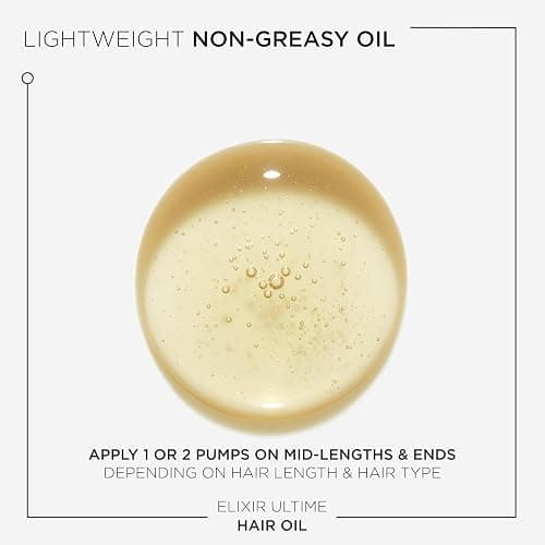 Kerastase Elixir Ultime Refillable Oil – For Shine & Hydration | Hydrates and smoothes, adds shine, wild camellia, sandalwood and freesia fragrance, strengthens thumbnail 8