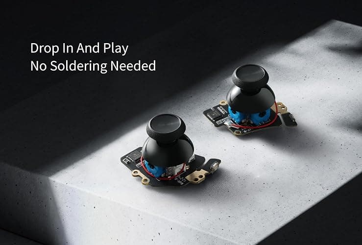 GuliKit Hall Effect Joystick Module For Steam Deck OLED, Electromagnetic Thumbstick Replacement with Original Touch Sensing, No Soldering, One-Key Calibration,Joysticks with Caps(Not for LCD) thumbnail 4