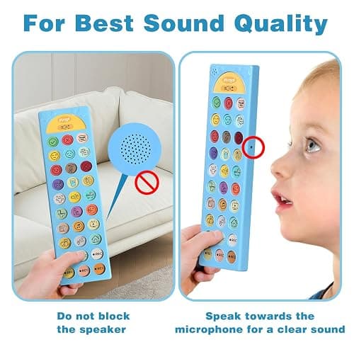 Joyreal AAC Device for Autism, Non Verbal Communication Tools for Speech Therapy & Stroke Rehab. Autism Talking Aids with 6 Programmable Buttons & Adjustable Volume, Autism Toys for Kids and Adults thumbnail 7