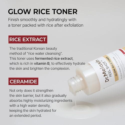 Dr.Melaxin peel shot care set black rice peeling white rice peel shot toner korean skin care cosmetics thumbnail 7