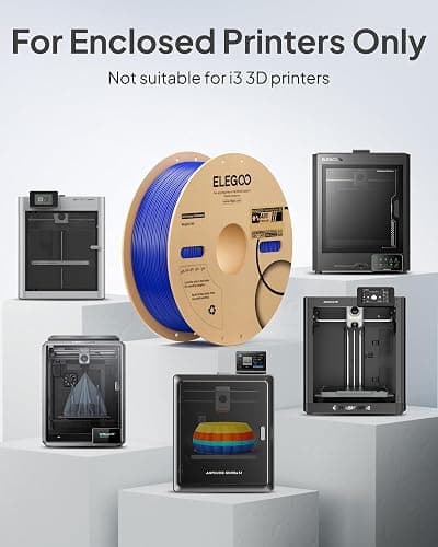 ELEGOO ABS Filament 1.75mm Gray 1KG, Heat Resistant 3D Printer Filament High Toughness & Impact Resistance, 1kg spooll(2.2lbs) Fits for Most FDM Printer thumbnail 7
