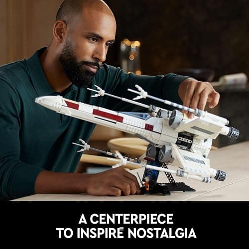 LEGO Star Wars Ultimate Collector Series X-Wing Starfighter Building Set for Adults, Star Wars Collectible for Build and Display with Luke Skywalker Minifigure, Fun Gift Idea for Star Wars Fans, 75355 thumbnail 2