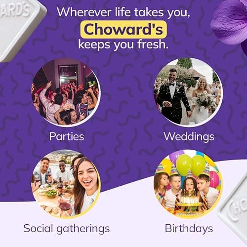 Choward's Violet Mints Candy | Bold Aromatic Flavor | Perfect for Snacks in Lunchboxes, Travel, Sharing, and Gifting | Nostalgic Vintage Candy | 6 Pack (15 Mints Per Package) thumbnail 7