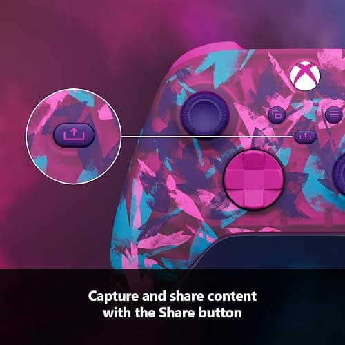 Xbox Wireless Controller Heart Breaker Special Edition - Wireless & Bluetooth Connectivity - New Hybrid D-Pad - New Share Button - Featuring Textured Grip thumbnail 5