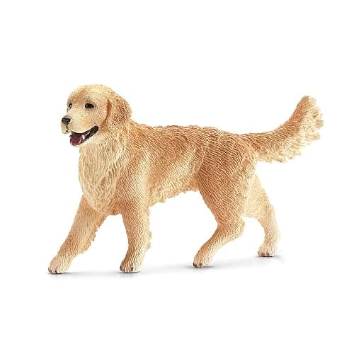schleich Farm World - 3” Female Golden Retriever Figurine - Realistic Barnyard Dog Figure for Screen-Free Play - Farm Animal Educational Toy for Toddlers - Boys and Girls Ages 3+ | 16395 - Image 1