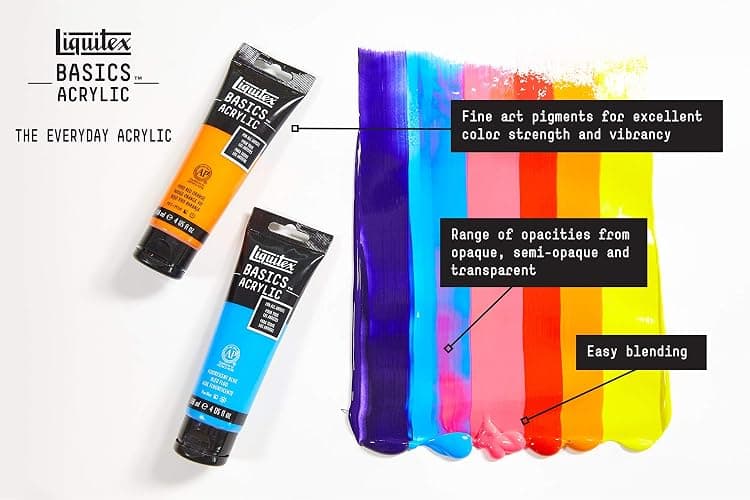 Liquitex BASICS Acrylic Paint, 118ml (4-oz) Tube, Mars Black thumbnail 3