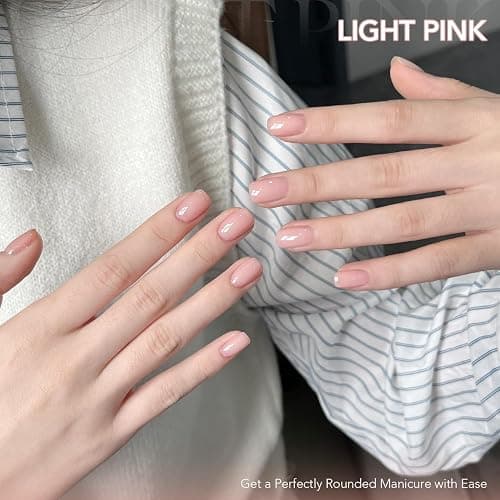 GAOY Colored Nail Builder Base 30g with a Brush, 4-in-1, Light Pink | Long Lasting Nail Builder Gel Strengthening, Natural Jelly, Soak Off UV Light Cure thumbnail 5