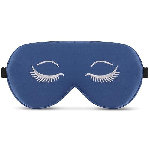 ALASKA BEAR Mulberry Silk Sleep Mask Luxury Cool and Lustrous Eye Cover for Sleeping, Embroidery Gift Ready Packaging, Limited (Original Version Flat) - Image 1