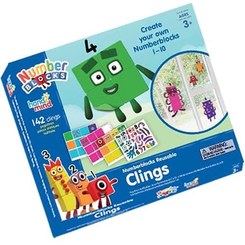 hand2mind Numberblocks Reusable Clings, Numberblocks Characters Decals, Classroom Supplies for Teachers Elementary, Numberblocks Decorations, Removable Decals, Math Gifts for Teachers thumbnail 8