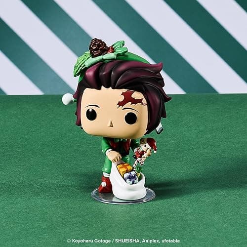 Funko Pop! Plus: Demon Slayer - Tanjiro Kamado - Holiday - Collectable Vinyl Figure - Gift Idea - Official Merchandise - Toys for Kids & Adults - Anime Fans - Model Figure for Collectors and Display thumbnail 2