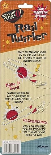 Neato! Classic Retro Magic Rail Twirler, Magnetic Gravity Defying Stunt Toy, Colors May Vary, For Boys & Girls Ages 5+ thumbnail 6
