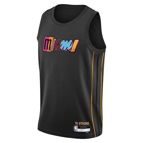 Outerstuff Miami Heat NBA Black Kids Youth 8-20 City Edition Swingman Jersey thumbnail 3