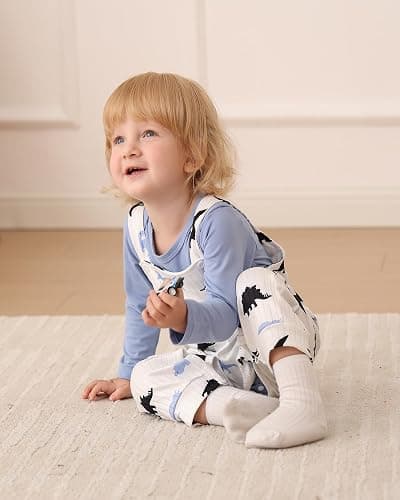 NZRVAWS Newborn Baby Boy Clothes Romper Animal Jumpsuit Overalls Cute Infant Boy Outfit Fall Winter Pant Set 0-18 Months thumbnail 6